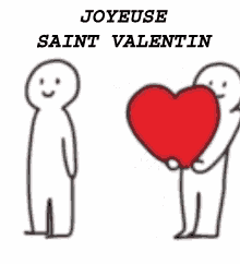Gif animé joyeuse Saint Valentin amoureux